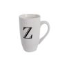 Kitchen Accessories - Mug - Letter 'z' - Ceramic - White - 6 Pack