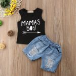 Denim Mamas Boy Shorts Set 4-5Y