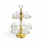 Rotating Cupcake Stand Gold