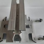 Ibr Roof Mount Bracket Kit High Profile 100MML 2 X Flaps 2 X Flap Rubbers 4 X Self Tappers
