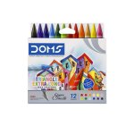 Doms 12TRI Extlong WAXCRAYONS8100