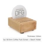 Coffee Accessories Puck Screen Coffee Filter Reusable Set Of 58.5MM Beech