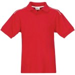 Mens Backhand Golf Shirt Red