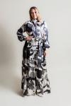 Baroque Dress - 46 Blue Zen