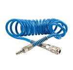 Gav Hose Spiral Pp Blue 8X12MMX4M With Quick Couplers BX15PU4-8