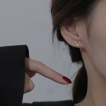 Chic Hollow Heart Stud Earrings - Simple Sweet & Versatile Design For Casual Attire Or Parties - Perfect Valentine's Gift For He