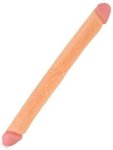 19 Inch Hoodlum Double Dong Flesh