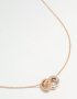 Mixed Metal Diamante Rondell Necklace