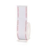 - B21 B3S - 25X30MM - 230 White Labels - Deep Red Design