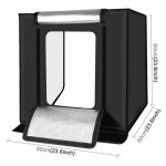 Killer Deals Puluz Photo Studio Light Box Portablelight Tent LED 5500K MINI 60W Tent Kit AM-6060 - Best Bargains Online