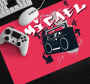 Gaming Mouse Pad With Retro Boombox Design
