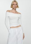 T-Shirt Bardot - White