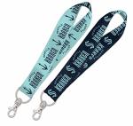 Wincraft Nhl Seattle Kraken 6" Inch Opening Lanyard Key Strap 1" Inch Width 1 Unit 2-SIDED Design