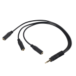 3.5MM Stereo Audio Splitter Cable Gold Plated 1 8 Inch