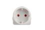 Schuko Adaptor - White