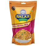 Spicy & Sweet Snack Mix Tikha Mitha 190G - Crunchy Sweet & Savoury Chickpea Noodle Mix Classic Indian Ready-to-eat Afternoon C