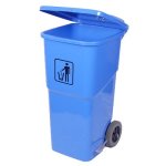 Foot Pedal Wheely Bin - 120LT - Blue