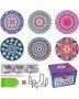 Easy Craft Diamond Painting Coaster Diy Kit - Mandalas 6 Piece