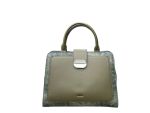 Artisan Woven Frame Satchel- Sea Green