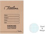 - A5 72 Pg Quad & Margin Exercise Book Pack Of 20
