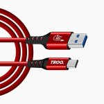 Troo Fast 30W Usb c Braid Red 1.0 M New