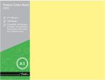 Project Board Pastel Yellow A3 160GSM - 100'S