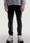 Slim Fit Nylon Cargo Joggers - Dark Grey