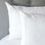 500 Thread Count Egyptian Cotton Heritage Collection Tribeca DUVET COVER SET - White Stitch - King 230 X 220CM
