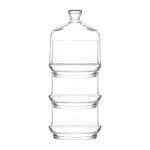 3 Piece 710ML Glass Berry Jars With Lid