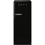 Smeg 50’S Style One Door Refrigerator Black FAB28RBL5