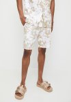 Style Republic Printed Linen Blend Walkshort - Neutral & White