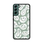 Custom Printed Tpu Cases - Samsung Galaxy S22 Plus 5G & 39 Green Smiley& 39 By
