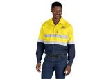 Access Vented Two-tone Reflective Work Shirt - 5XL Yellow
