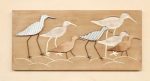 Bird Picture Metal & Wood 43X91.5CM