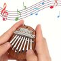 Exquisite 8-KEY MINI Kalimba Thumb Piano - Perfect Gift For Music Lovers Ideal For Birthdays Christmas Halloween & Thanksgiving