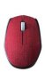 Fabric Optical Wireless Mouse - Red