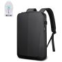 Incredible Black Tough Laptop Secure Backpack With Portable Fan