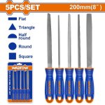 5 Piece 8" Steel File Set 200MM WSF2405
