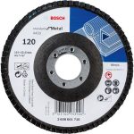 Bosch Disc Flap Metal Std 115X22.23MM 120GRIT Str