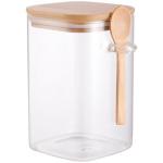 Canister Bamboo Lid & Spoon 1 Ea