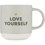 Clicks New Bone Chine Two Toned Colour Slogan Mug Grey