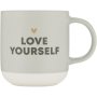 Clicks New Bone Chine Two Toned Colour Slogan Mug Grey