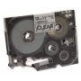 Brother 8m x 12mm Black On Clear Laminated Tape