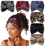 1PC Boho Headband Sports Yoga Bandana Sweatband Stretchy Bandana Hair Accessories For Female Women