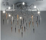 Ceiling Lamp In Nickel Line