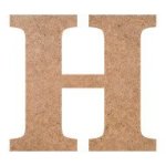 Wood Arial H 6MM