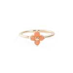 The Nexus Ring With Moonstone In Yellow Gold - O1 2