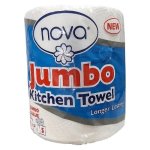 Nova Jumbo Kitchen Towel 250 Sheets 2 Ply