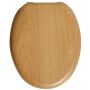Pop Oval Toilet Seat Natural Pine Wood