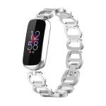For Fitbit Luxe Special Edition Metal Bracelet Watch Band Silver